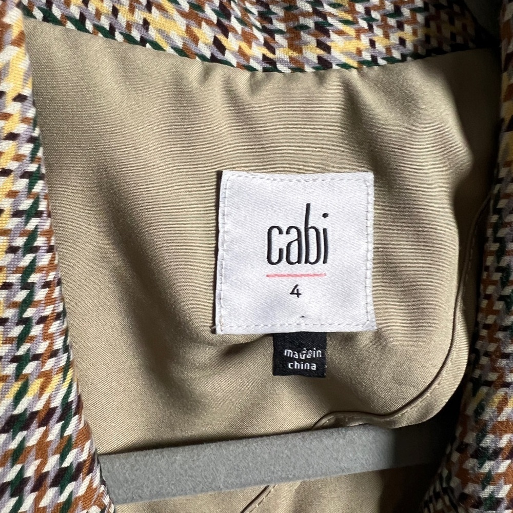 CABI Womens Pastime Blazer Plaid Suit Jacket Career Business - Picture 5 of 9